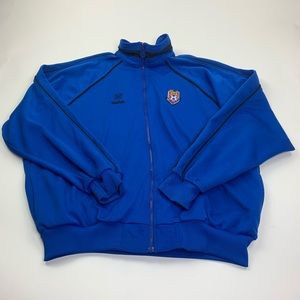 Xara Vintage British Soccer Track Jacket XL Blue